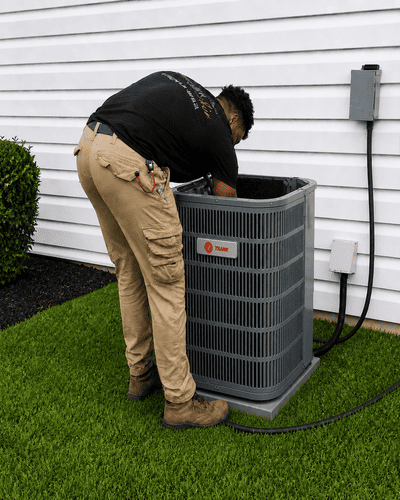 Heating system maintenance service