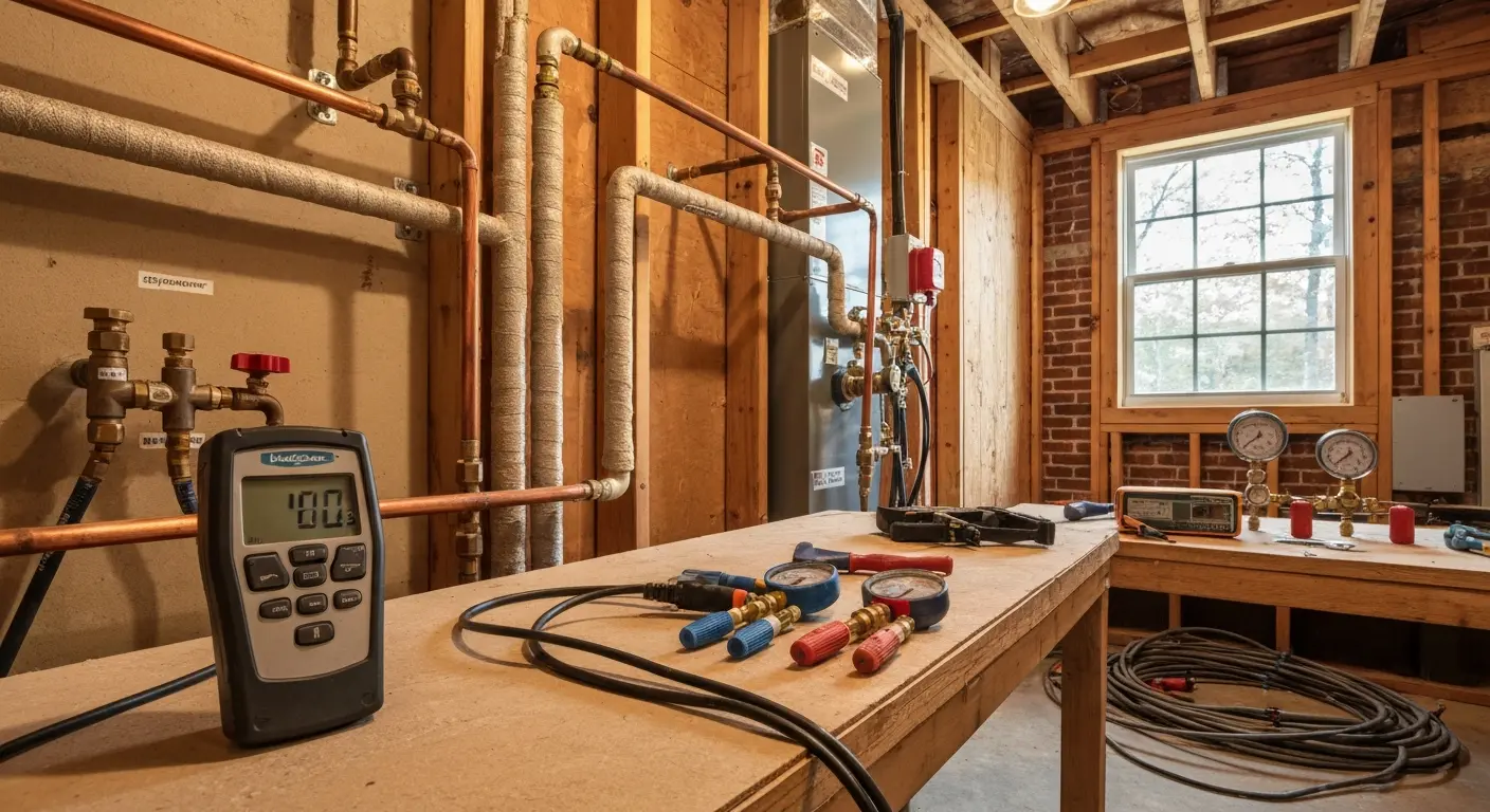 Refrigerant leak detection service