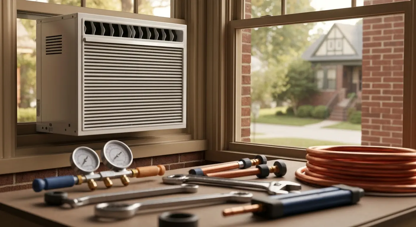 Window air conditioning unit repair