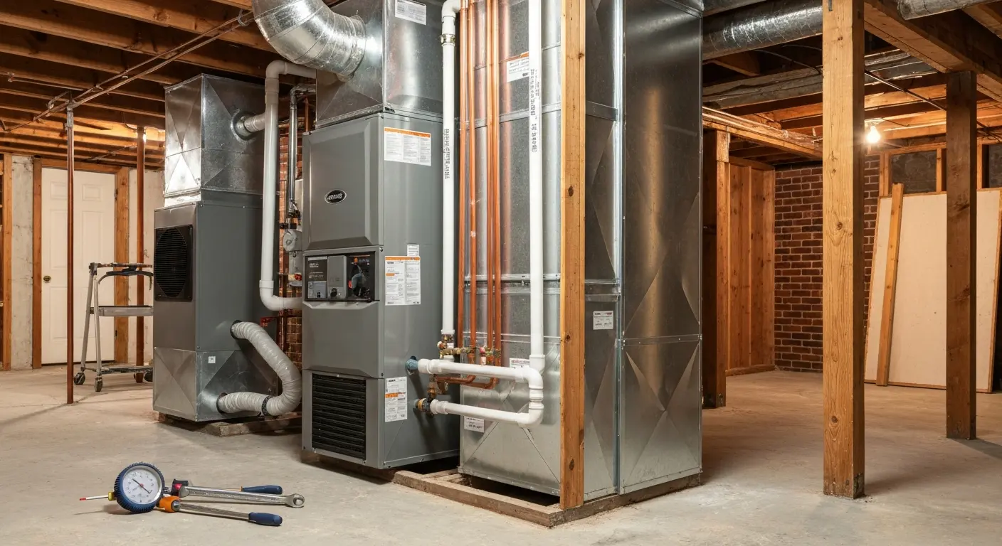 Heating system repair