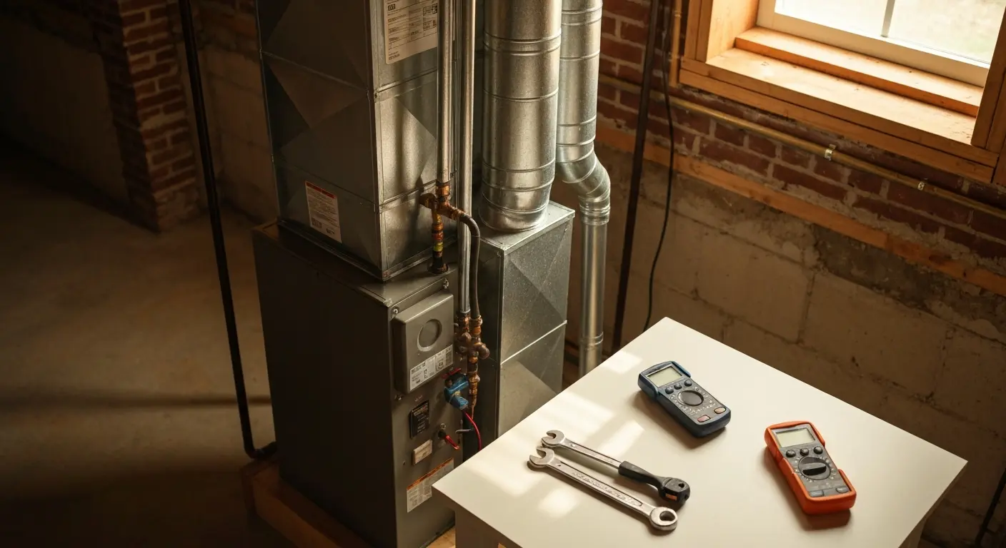 HVAC repair technician