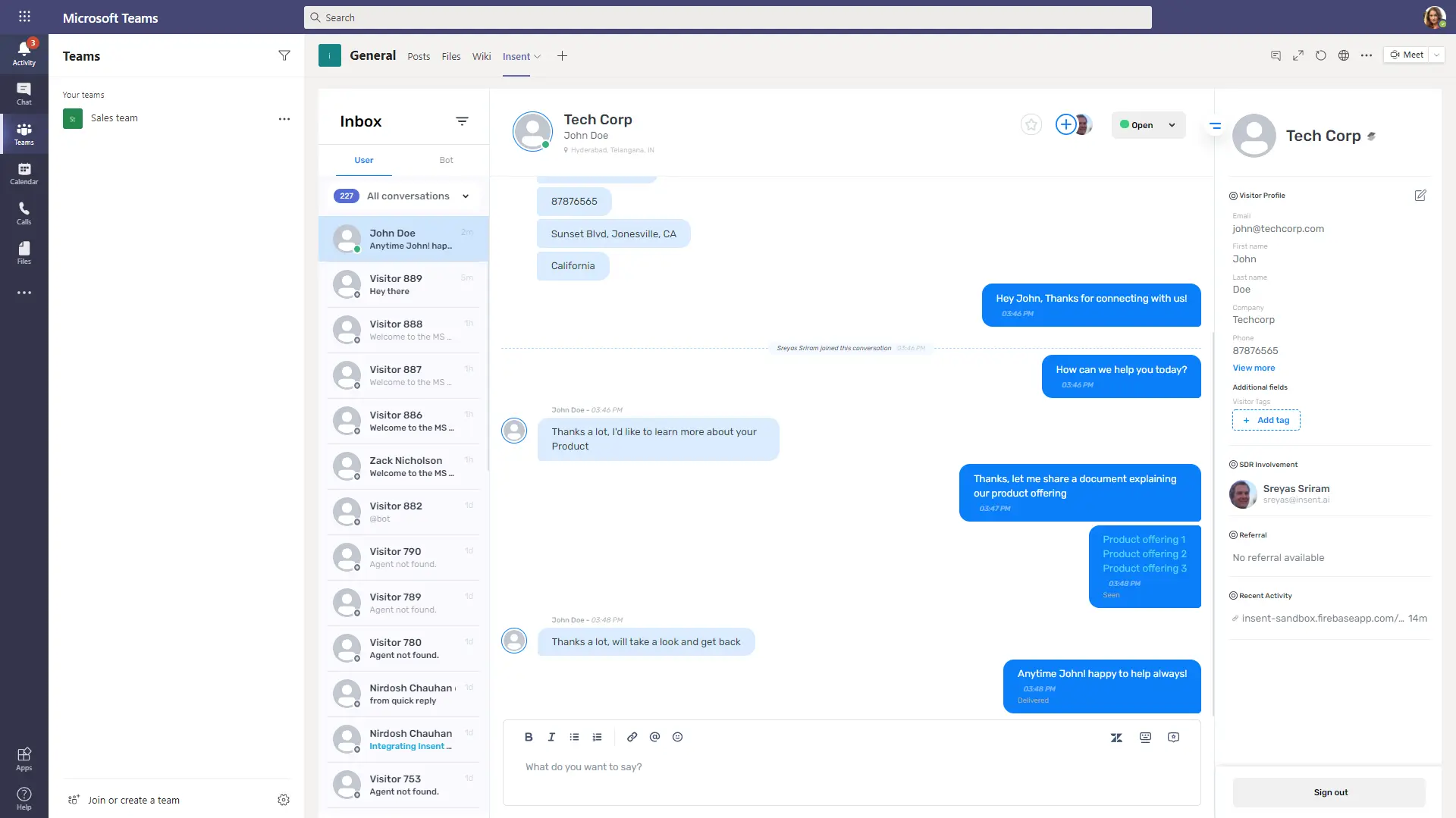 ZoomInfo chat interface ZoomInfo chat interface