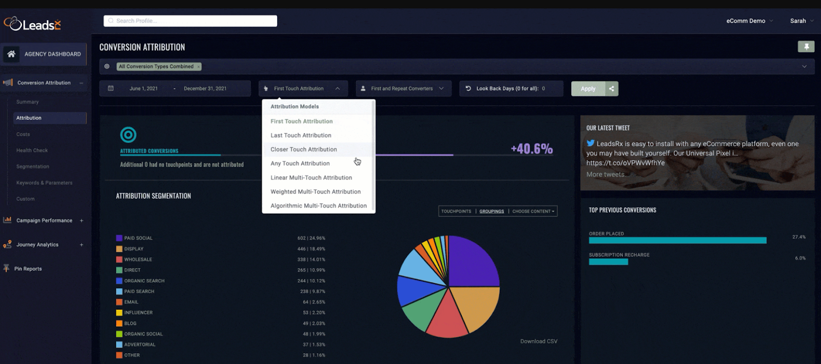 Attribution tool Attribution tool