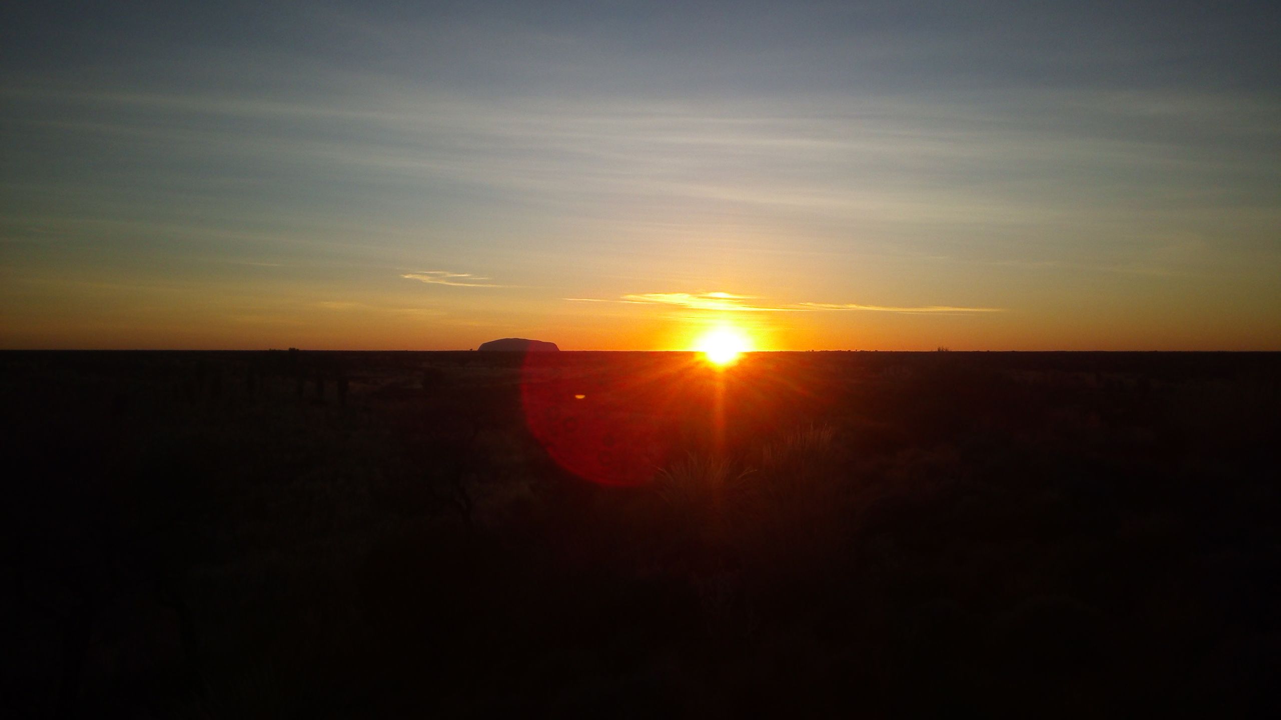 Outback sunset