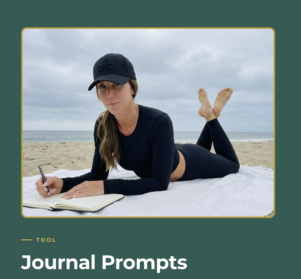 6 journal prompts with copy-to-notes for every answer.