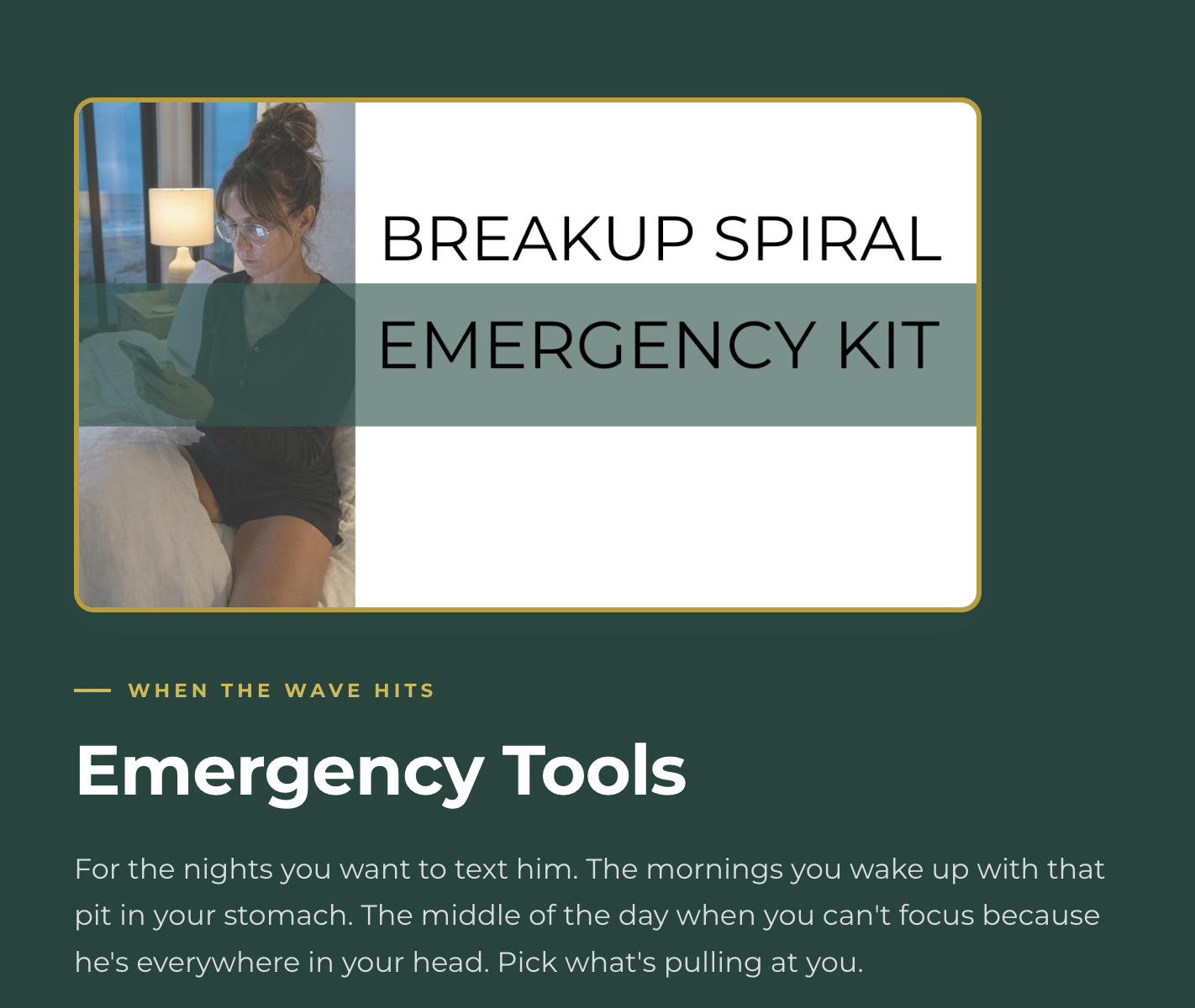 Emergency tools. 5 interactive tools for the grip moments.