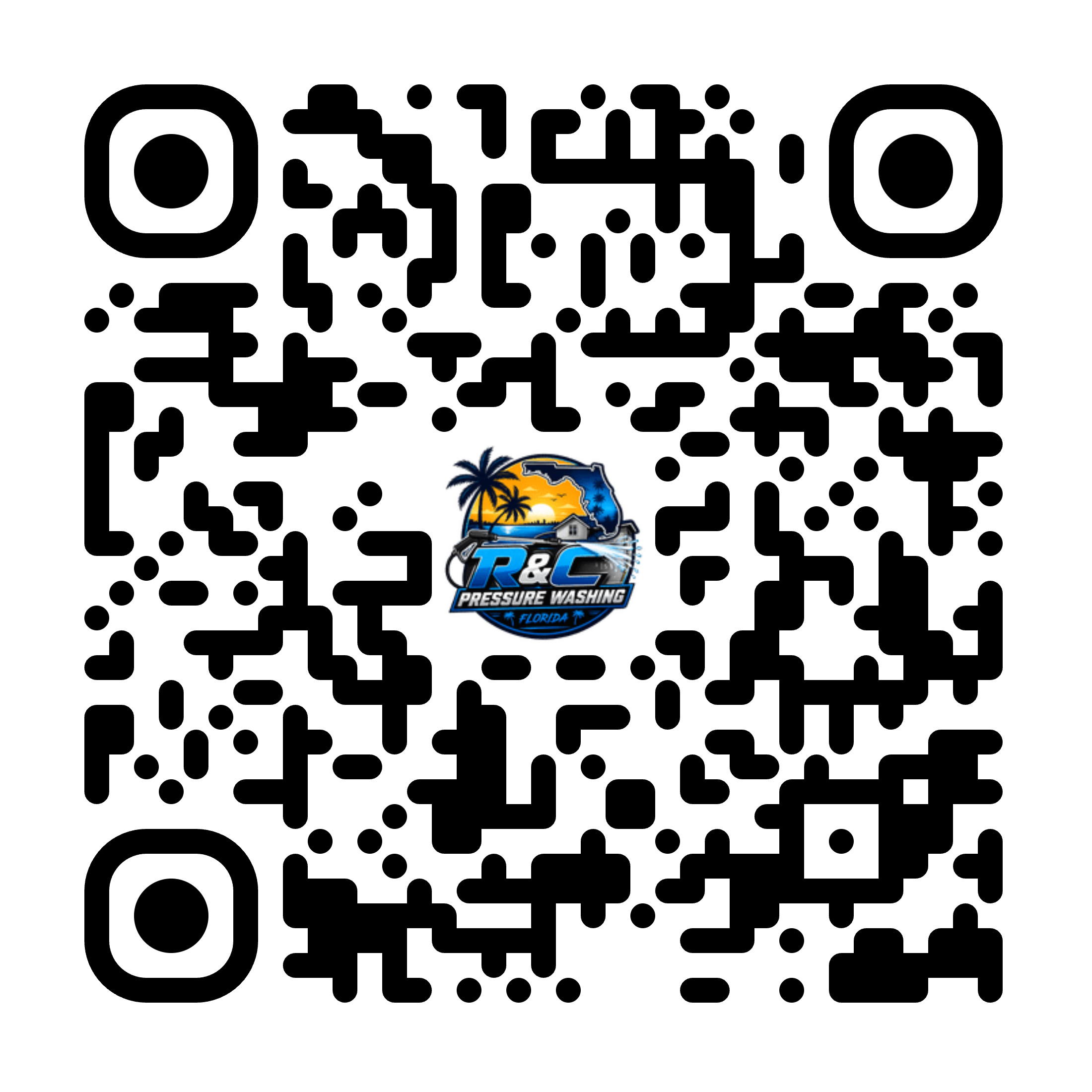 Scan to contact R&C Pressure Washing