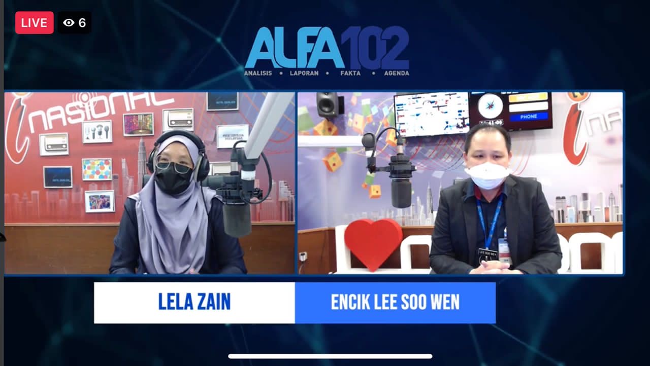 Interview by Radio National FM — Lee Soo Wen with Lela Zain on Alfa 102
