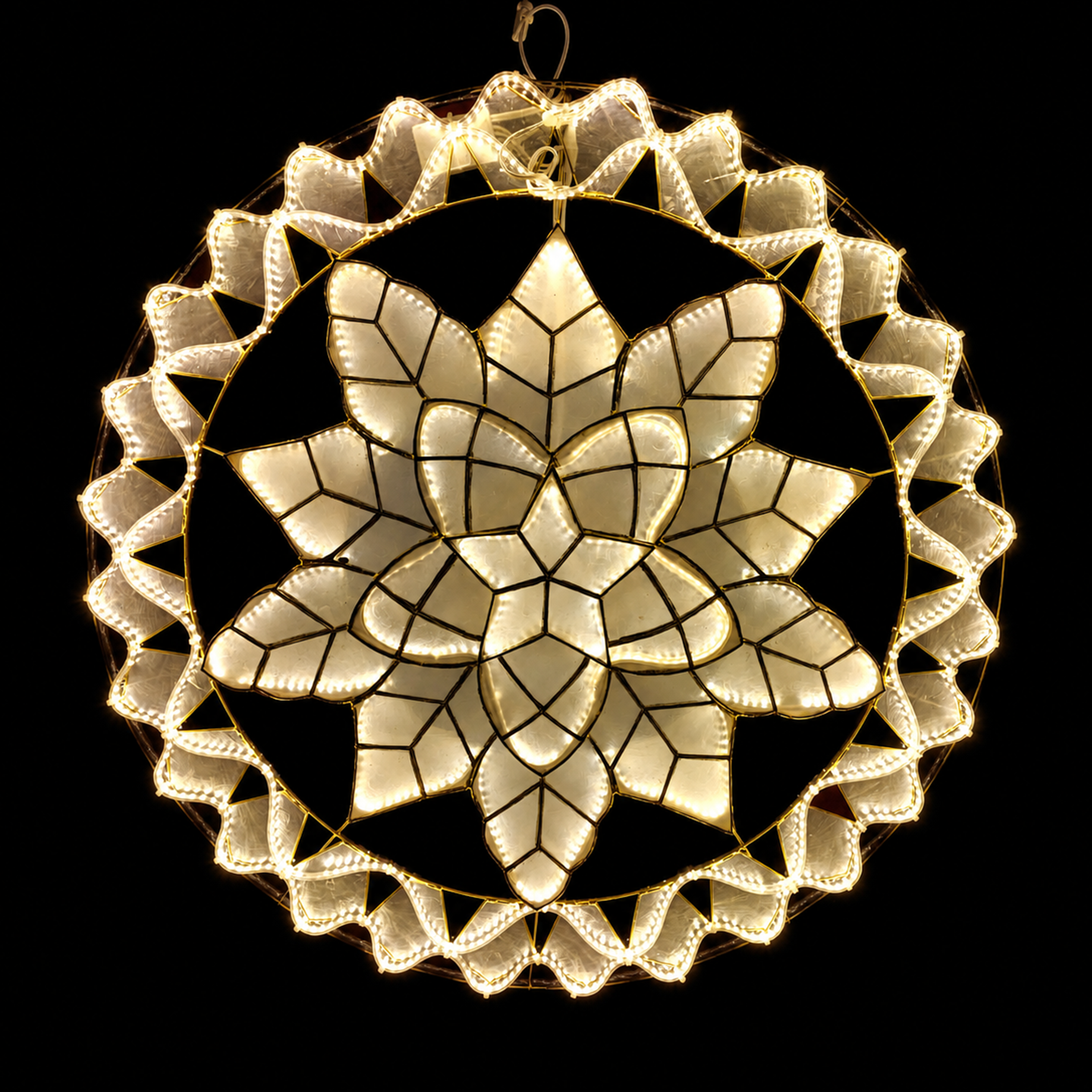 Special Classic With Ring Capiz Lantern-1