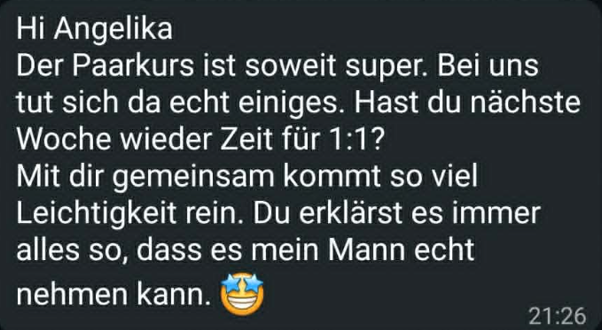 Kundenstimme – Paarkurs