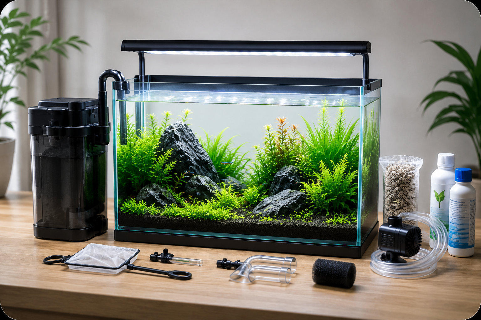 Set starter akuarium pemula