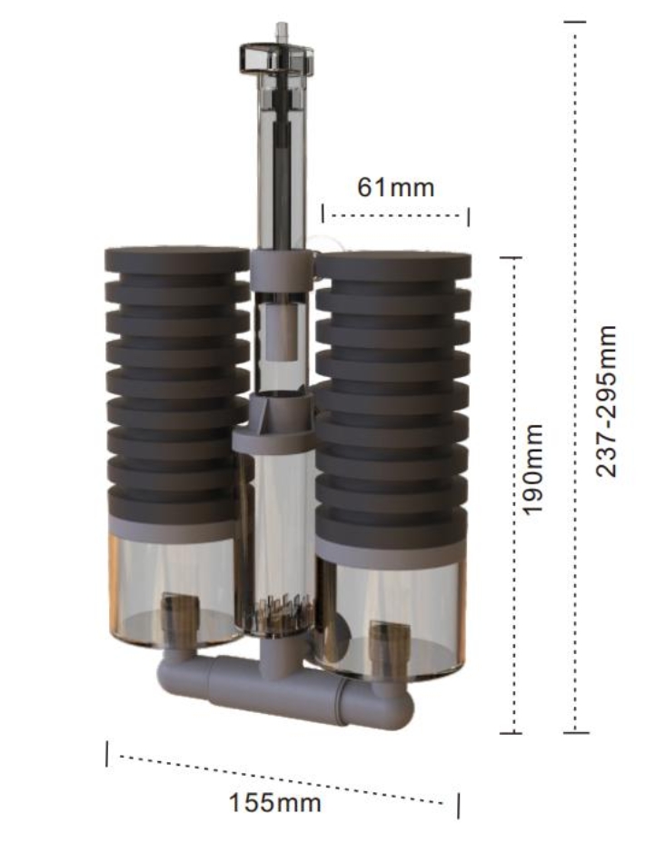 QANVEE X100A / X200A bio sponge filter detail image