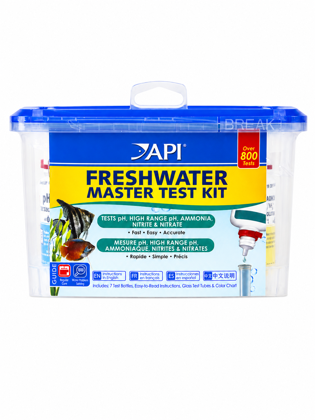 API Saltwater Master Test Kit product image for marine aquarium water testing
