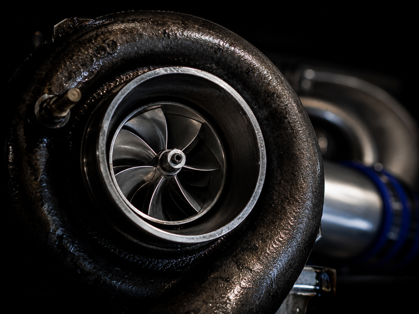 Precision turbocharger compressor wheel — forced induction turbo and supercharger builds Houston TX