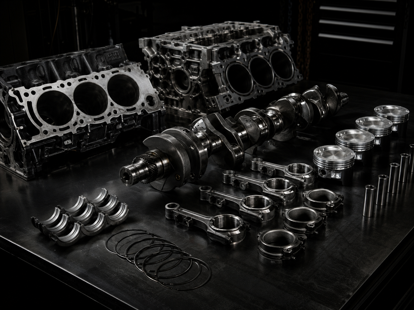 V8 engine rotating assembly — engine builds and internals, Iron Ridge Motorsports Houston TX