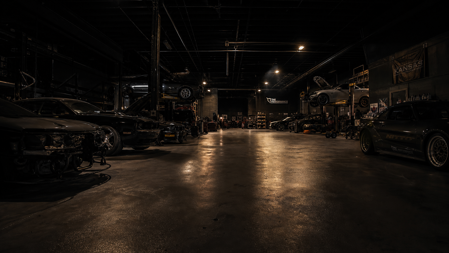 Performance shop interior — Iron Ridge Motorsports Houston TX