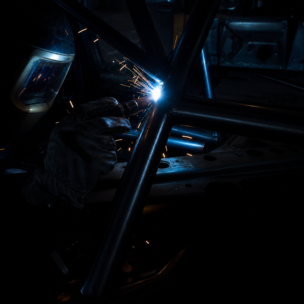 Roll cage and fabrication — TIG welding chromoly cage tube