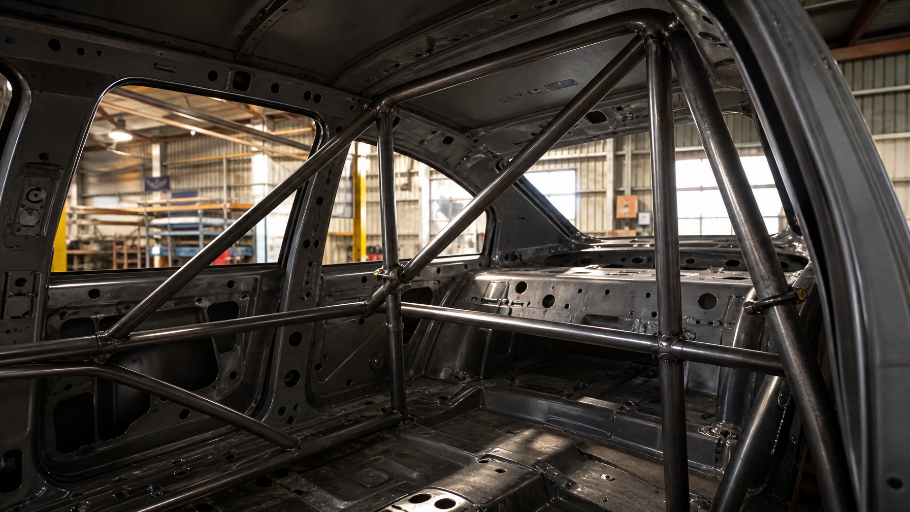 Cage fit-up and tacking — Iron Ridge Motorsports Houston