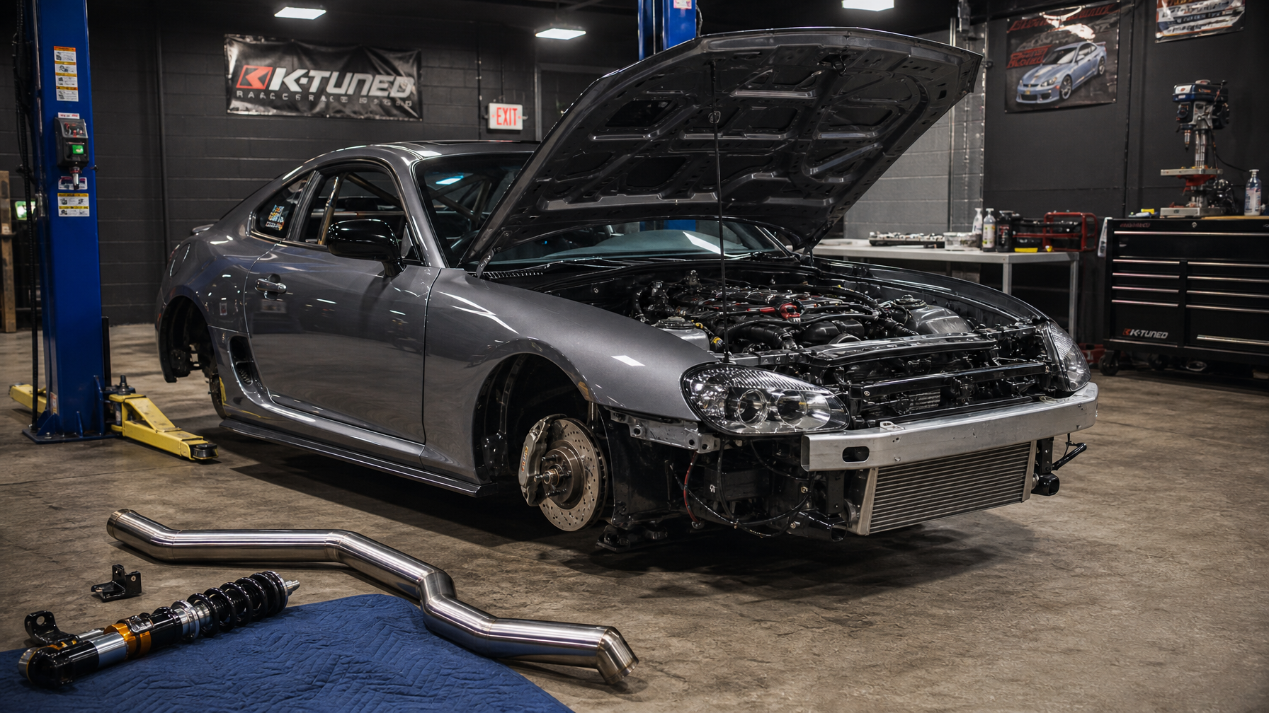 Track car build in progress — Iron Ridge Motorsports Houston