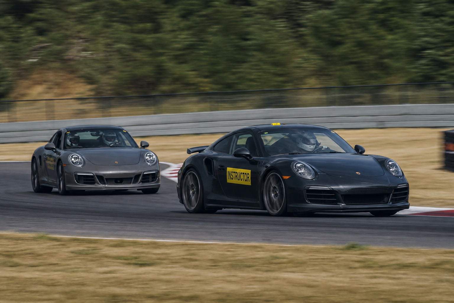 NASA HPDE Houston — high performance driving event with instructor on track