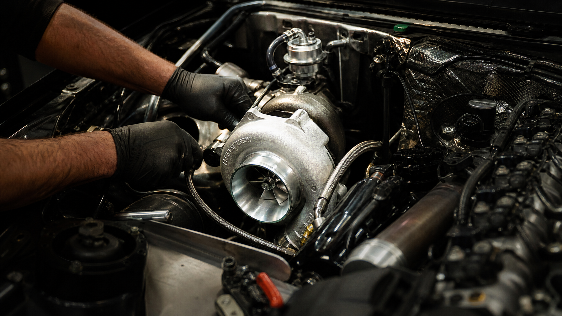 Forced induction install partial build — Iron Ridge Motorsports