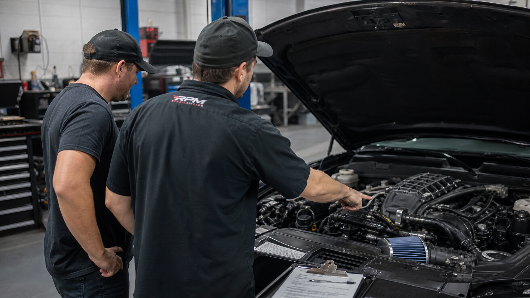 Consultation at Iron Ridge Motorsports — Houston performance shop build process