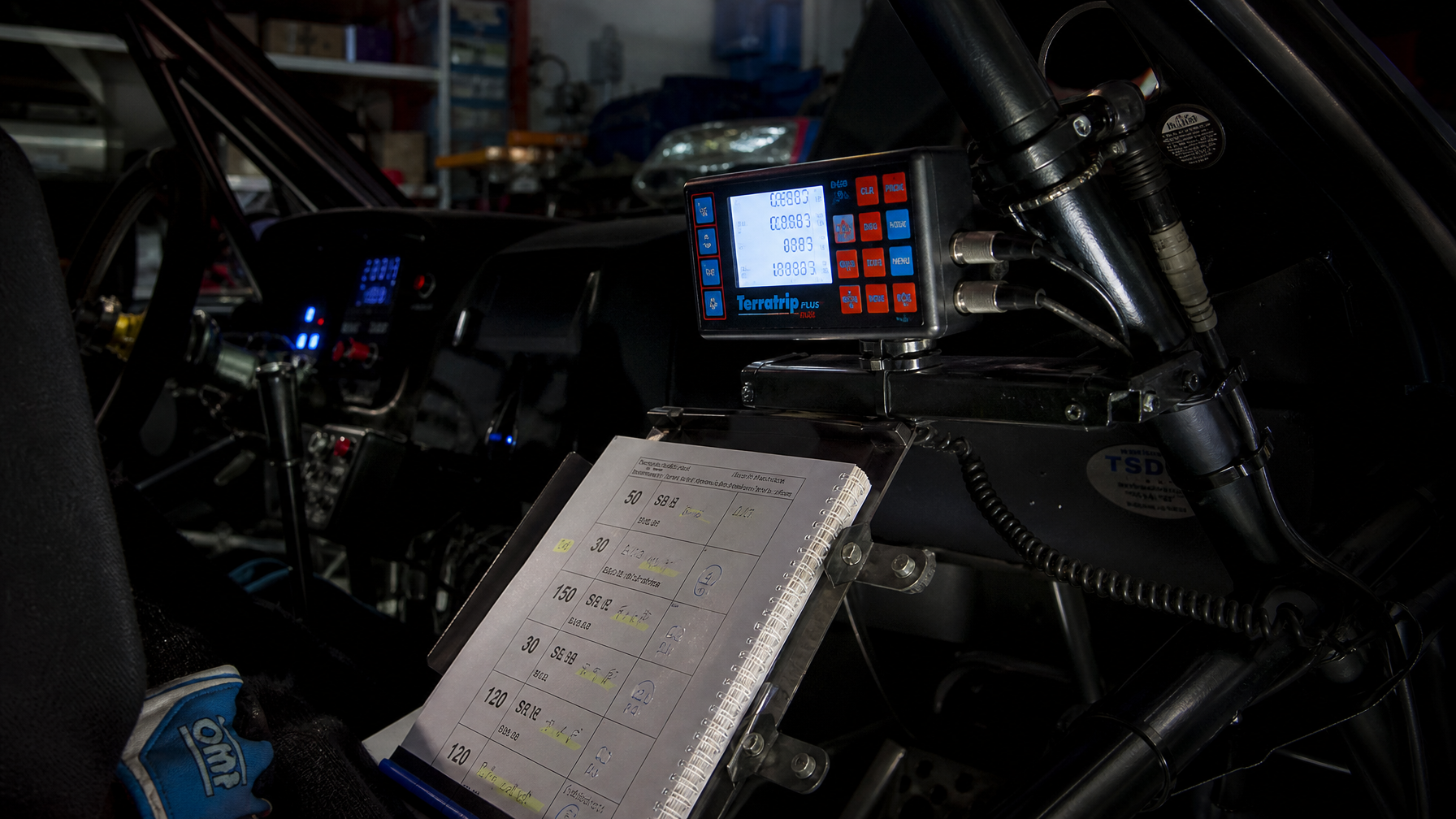 TSD rally navigation setup — Iron Ridge Motorsports Houston