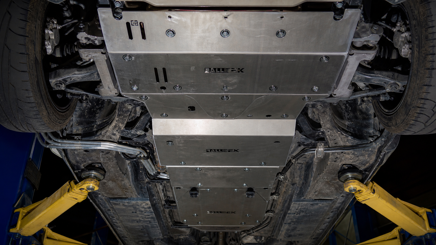 Rally suspension brakes and underbody armor — Iron Ridge Motorsports Houston