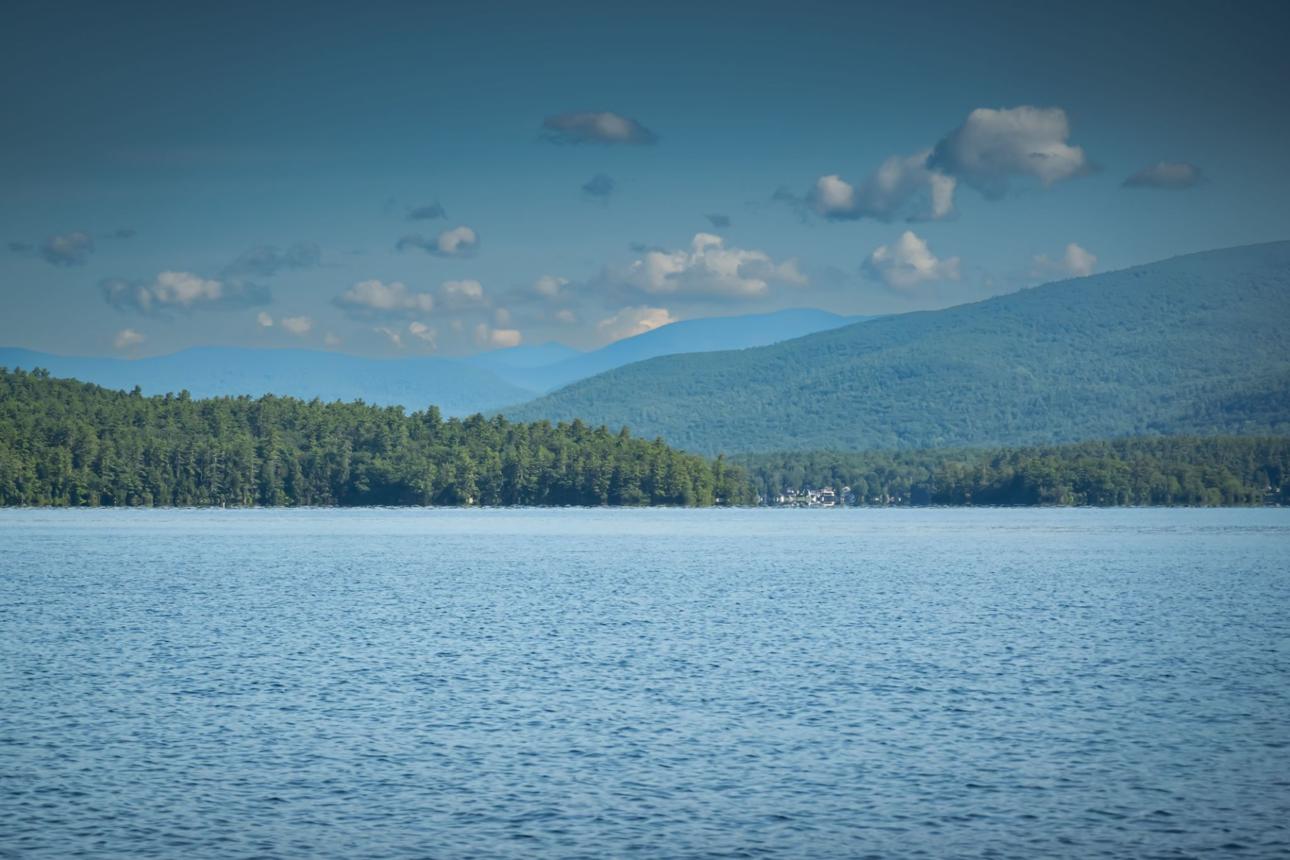 New Hampshire lake with mountain for outdoors buyers