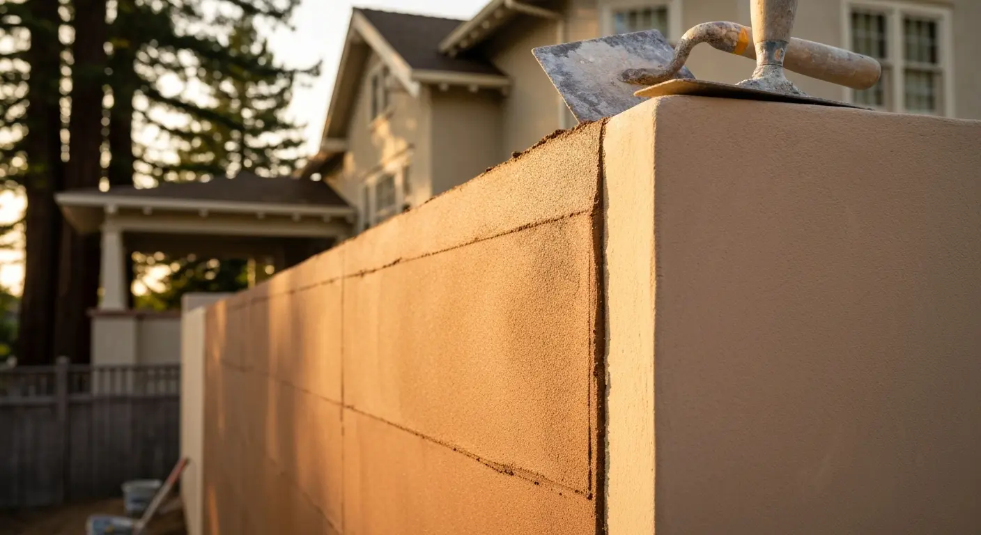 Stucco repair and finishing