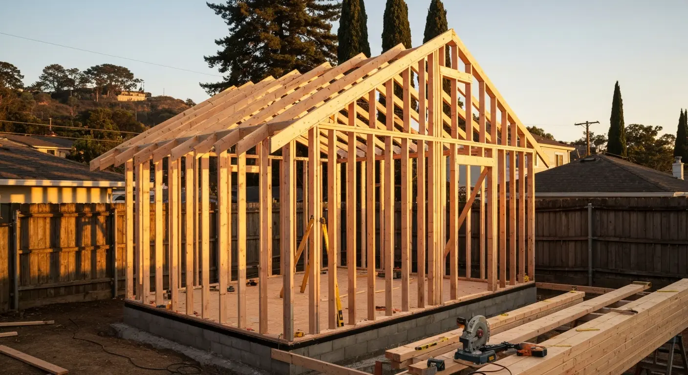 ADU framing project
