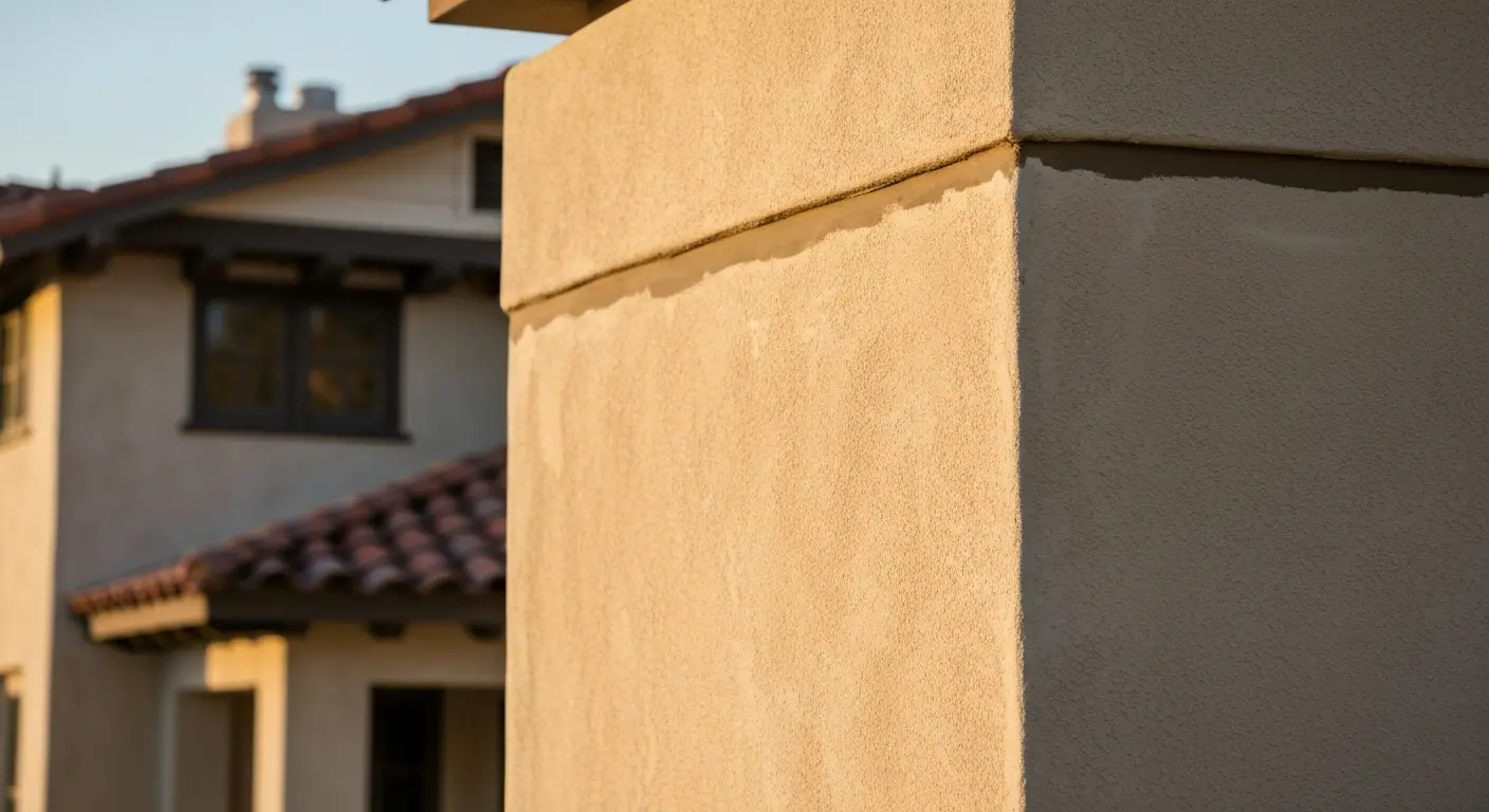 Stucco crack repair