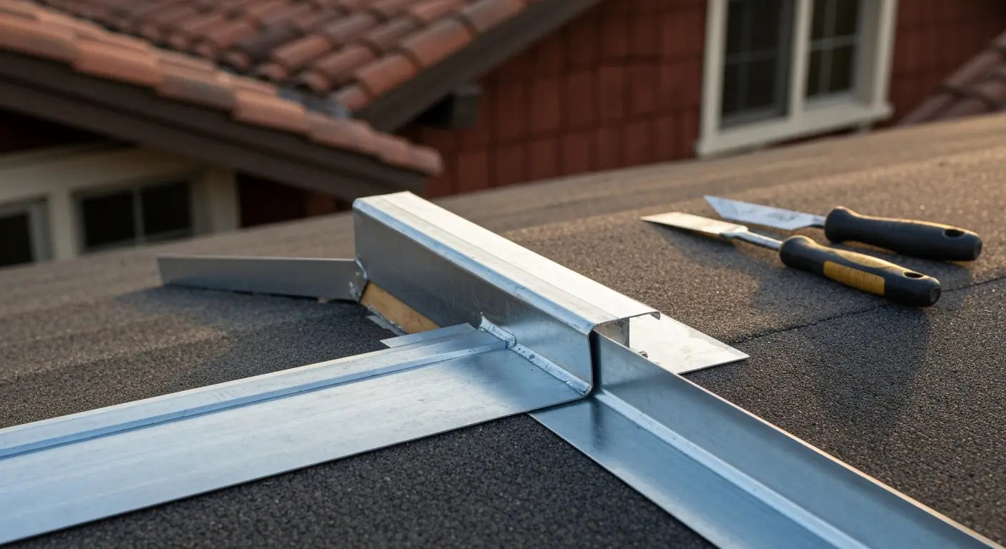 Roof flashing inspection in Santa Cruz