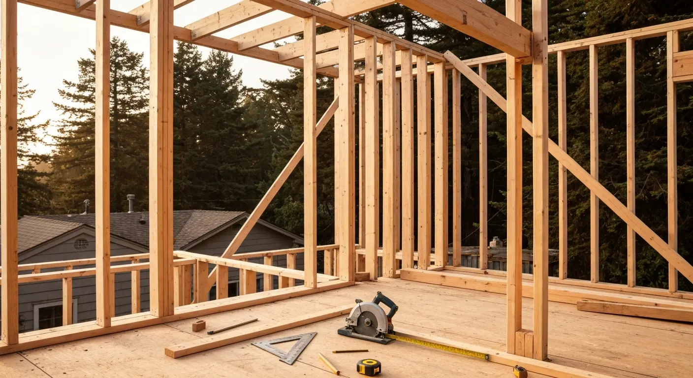 New construction framing project