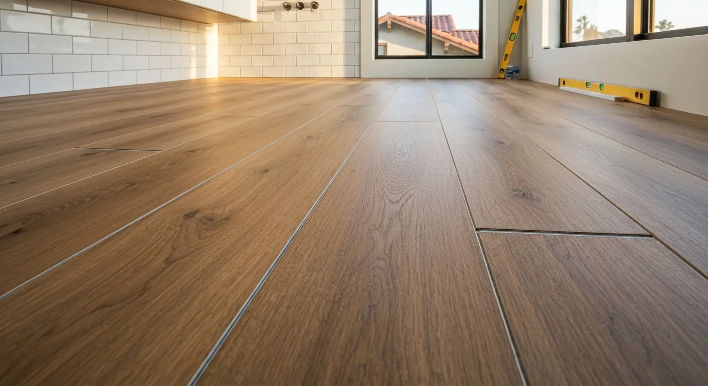 Luxury vinyl flooring