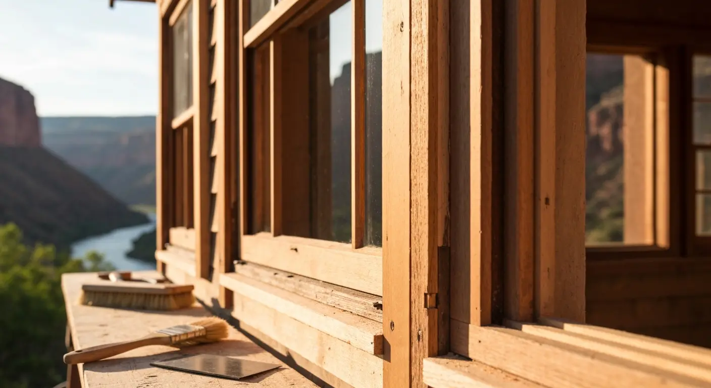 Building restoration work