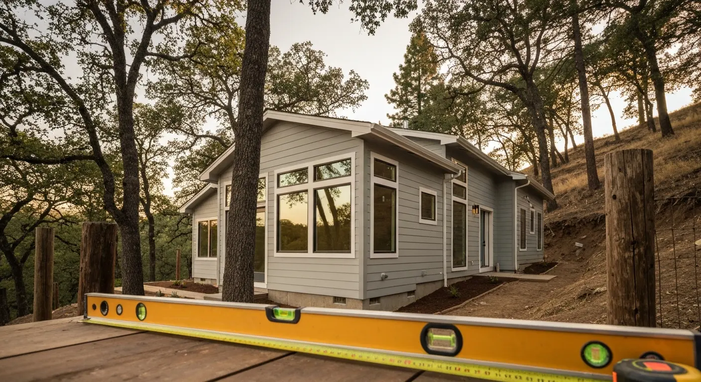 ADU construction in Boulder Creek mountains