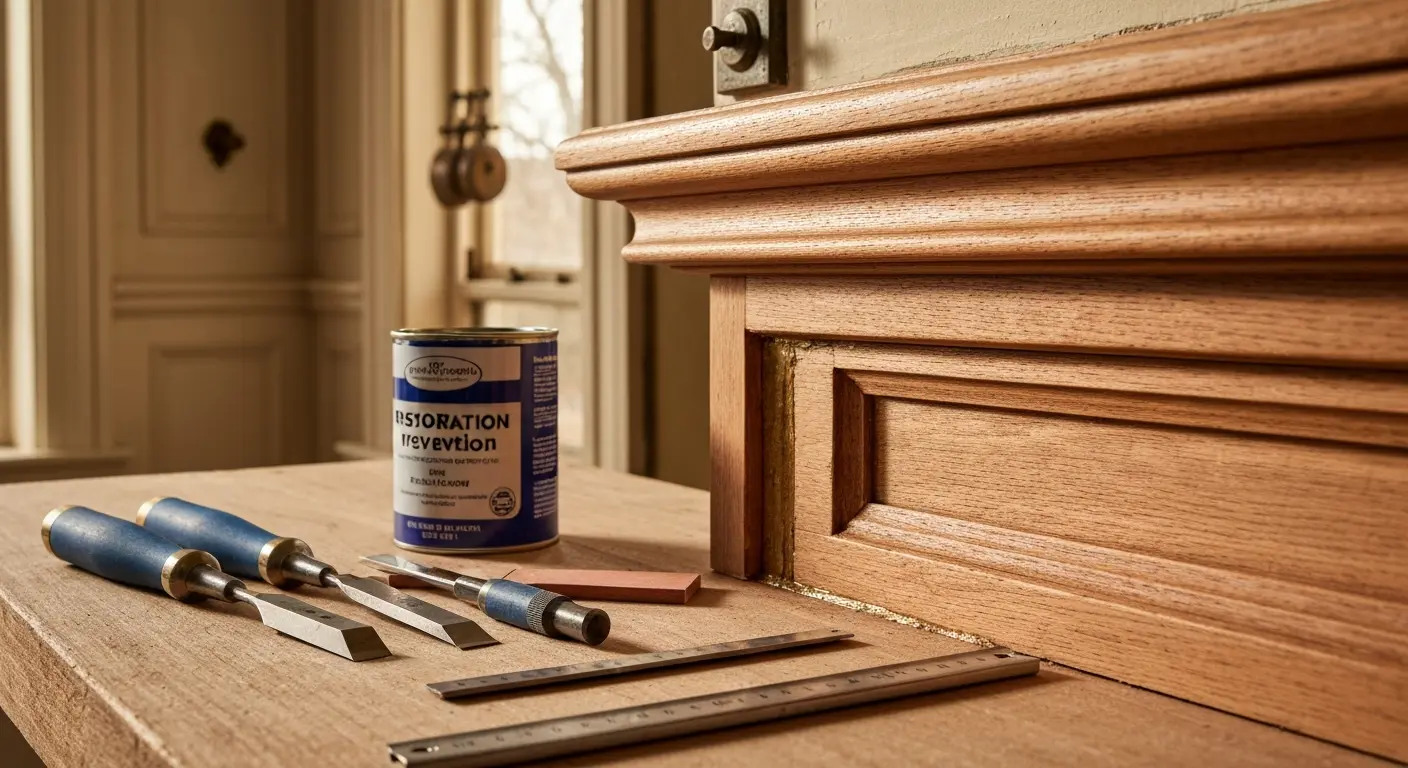 Restoration work detail