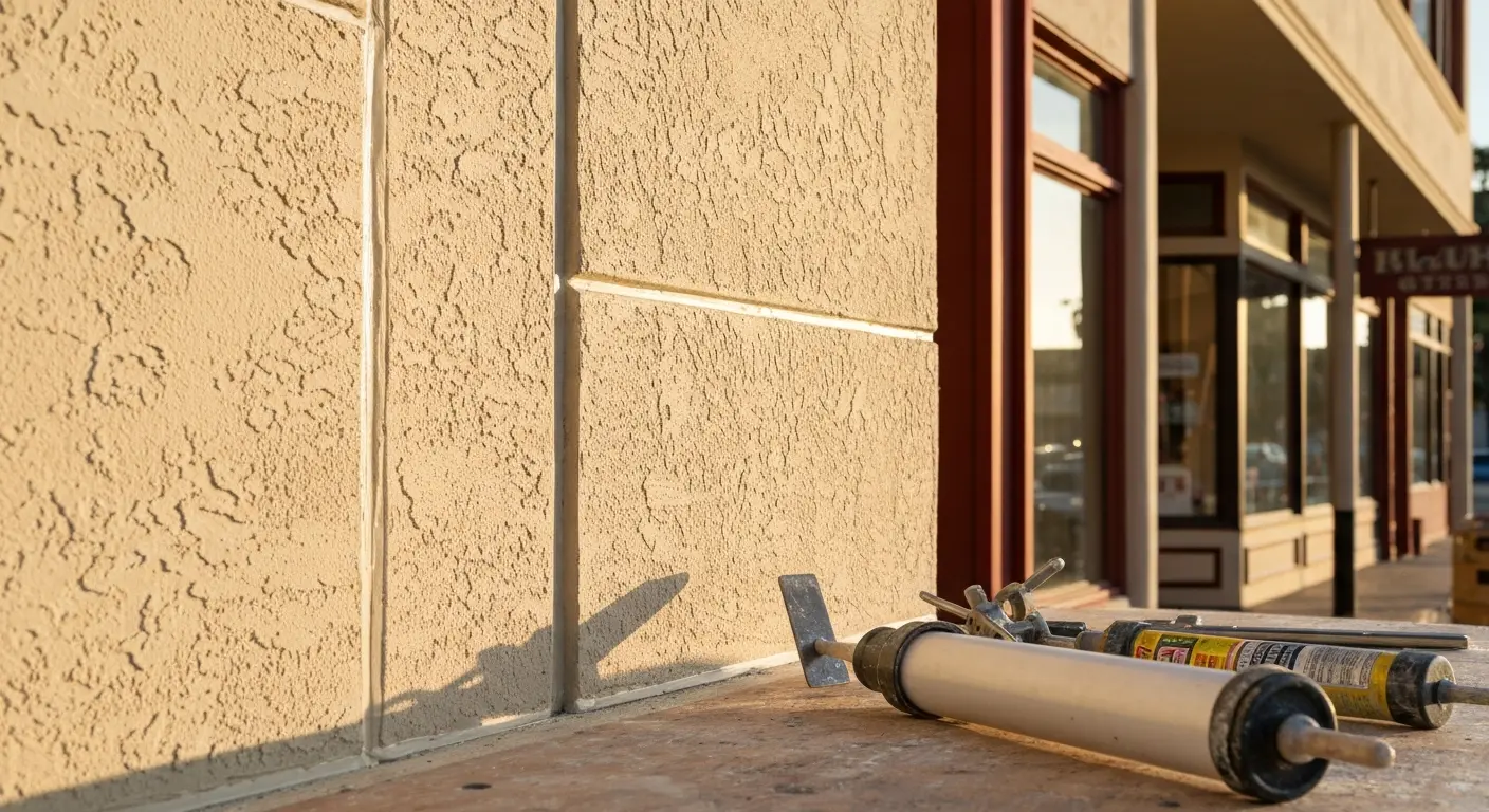 Stucco joint sealing