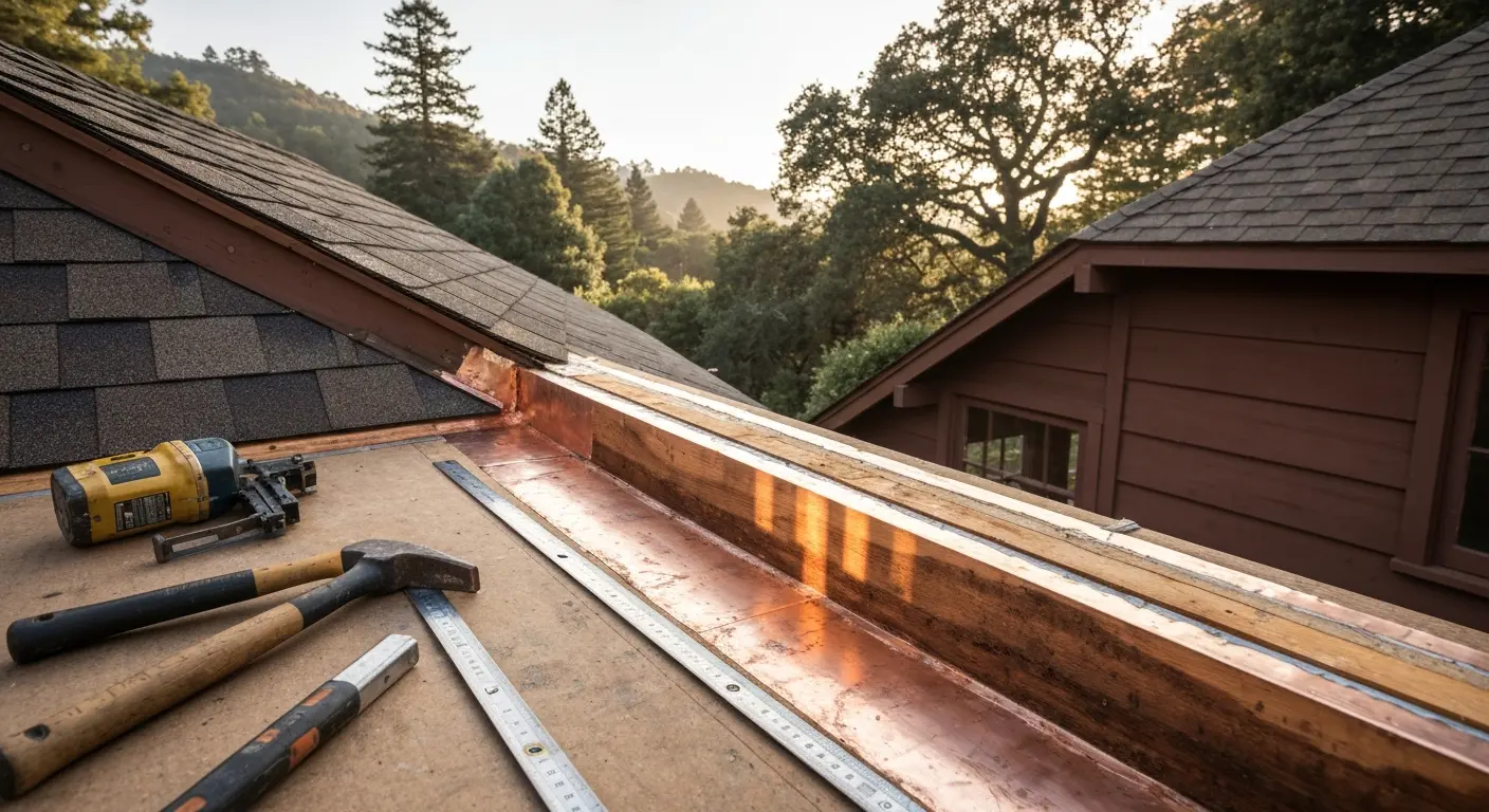 Roof repair and water damage restoration