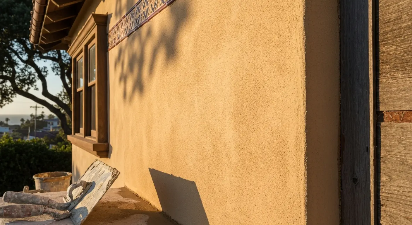 Stucco repair and finishing