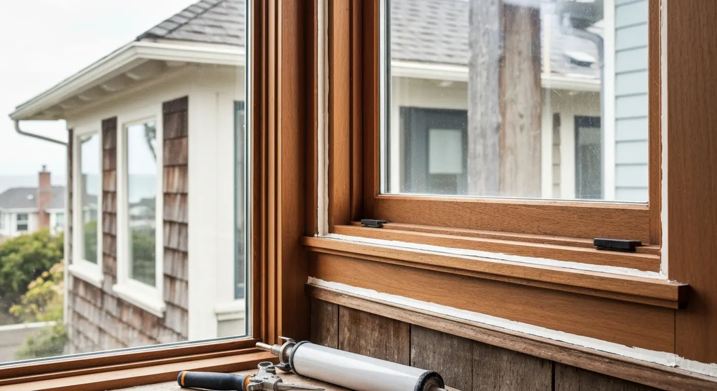 Window and door sealing in Santa Cruz