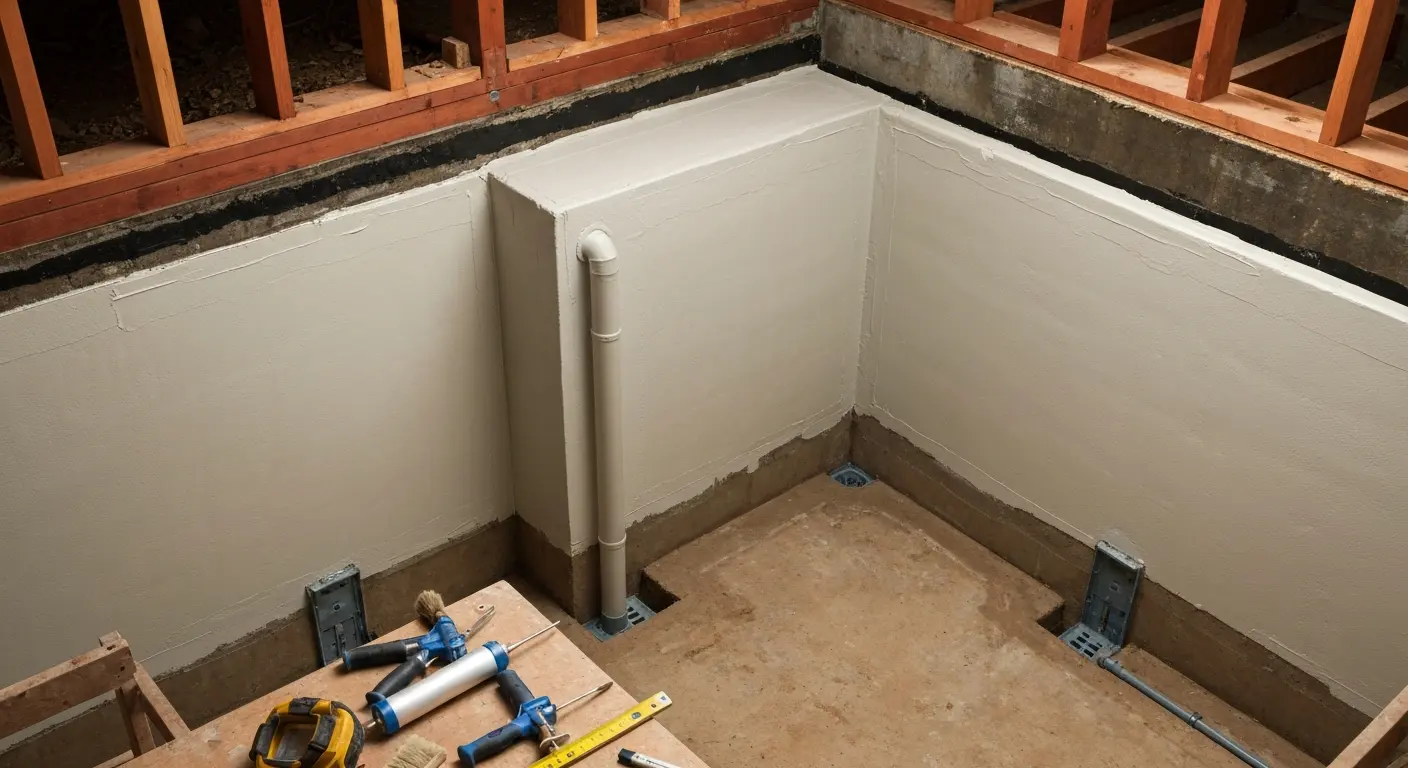 Foundation waterproofing in Santa Cruz