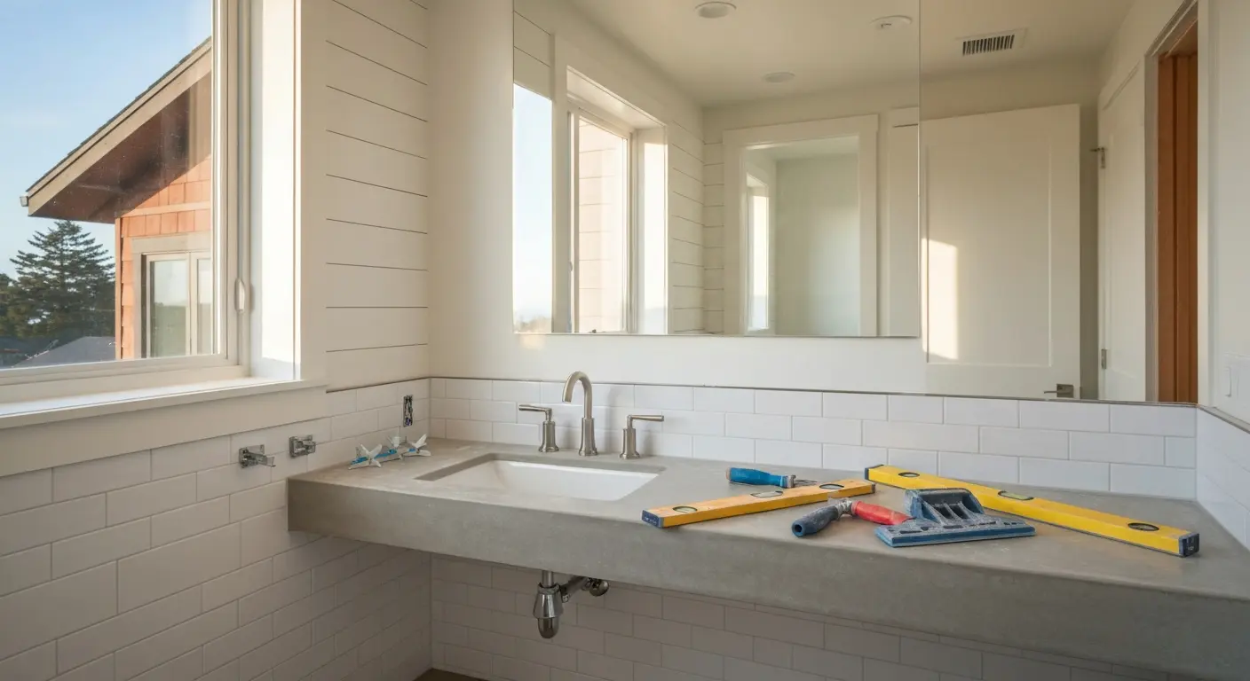 Full bathroom remodel project