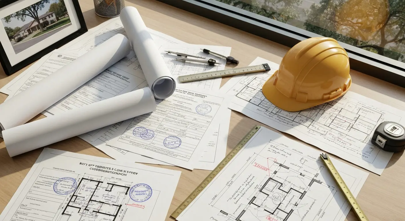 Building permits paperwork