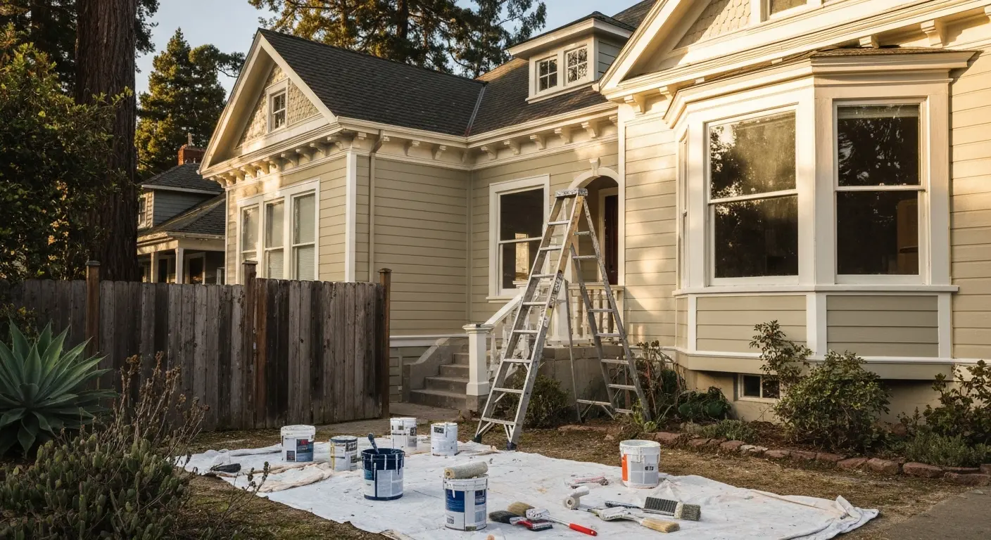 Exterior painting service