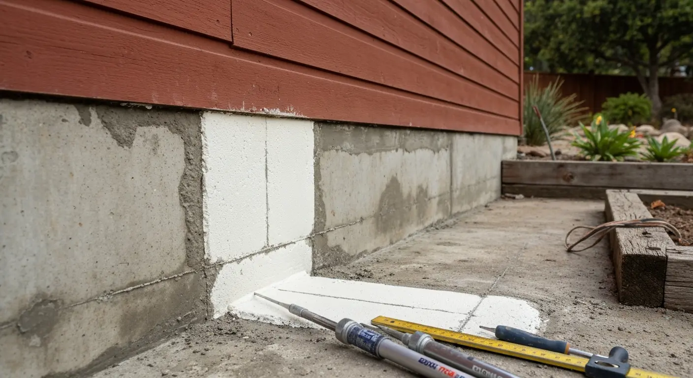 Foundation crack repair