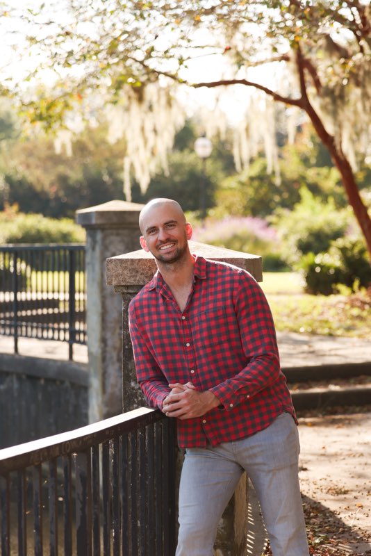 Anthony Speeney walking along a nature path, symbolizing reflection and personal growth.