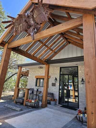 Pavillion construction in New Braunfels