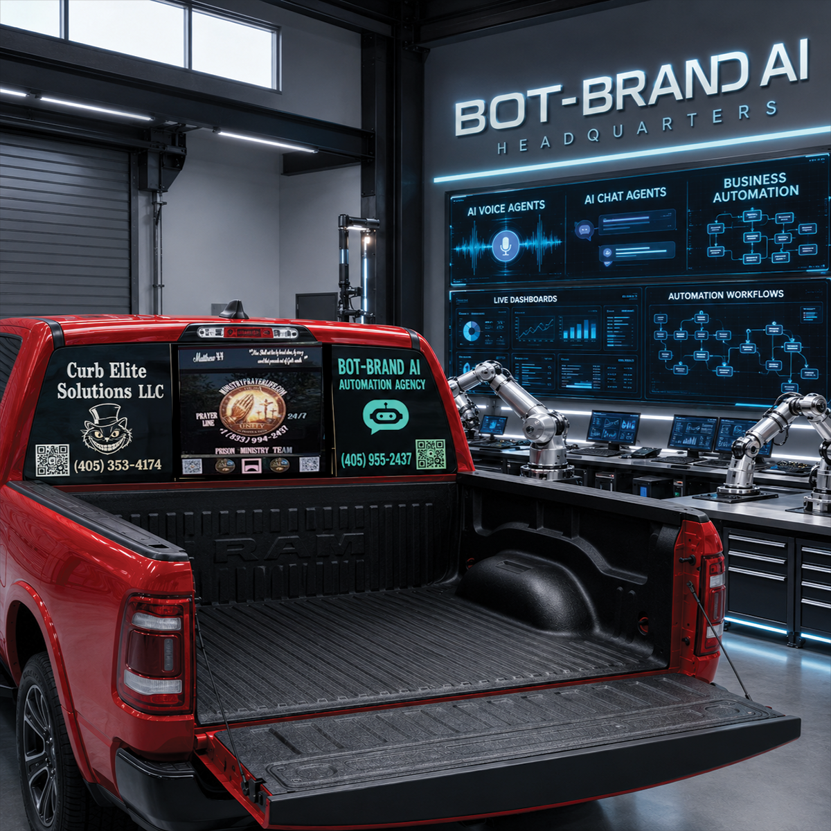 Red — Curb Elite Solutions LLC Company Vehicle